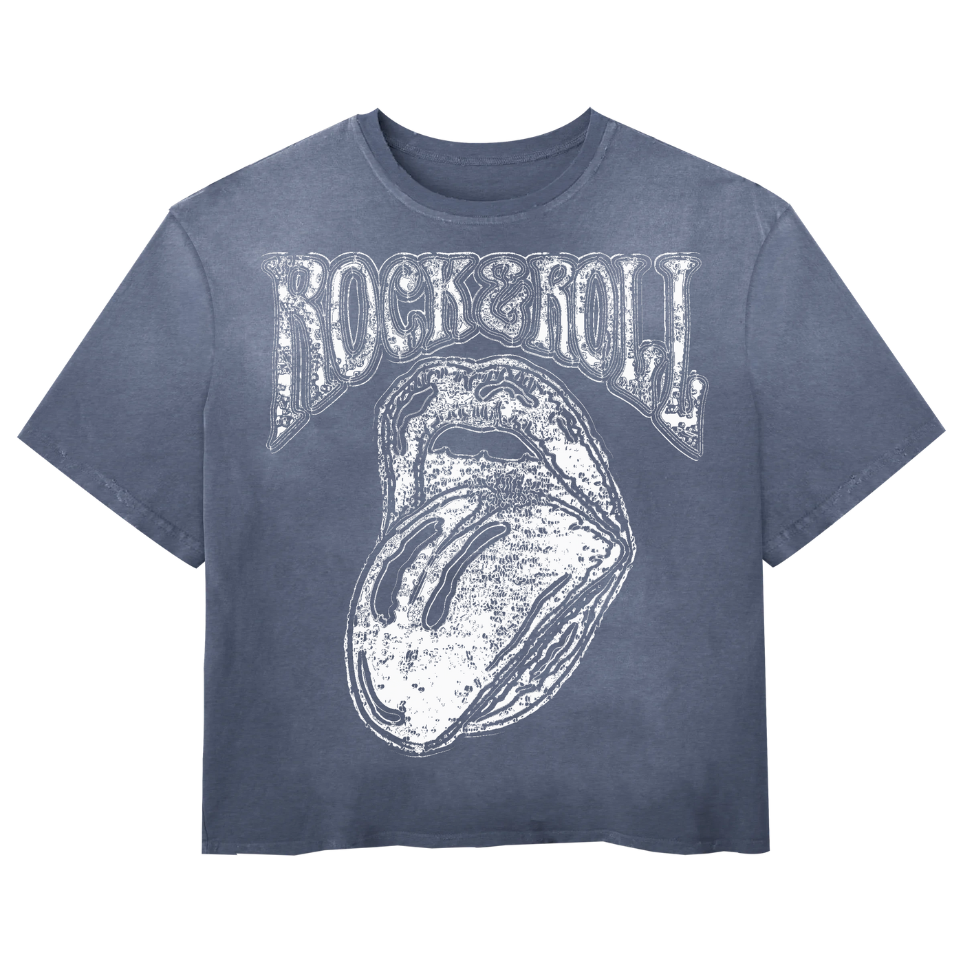 Rock & Roll Tee - Blue - Front