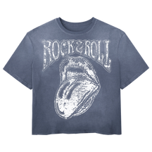 Rock & Roll Tee - Blue - Front