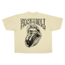 Rock & Roll Drop Tee - Cream - Front