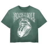 Rock & Roll Tee - Green - Front