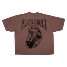 Rock & Roll Drop Tee - Mocha - Front