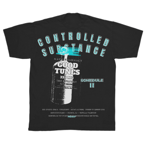 Schedule II Classic Tee - Black - Front