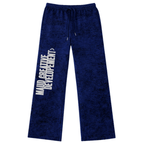 NOISEY TEXTURED WIDE LEG SWEATPANTS