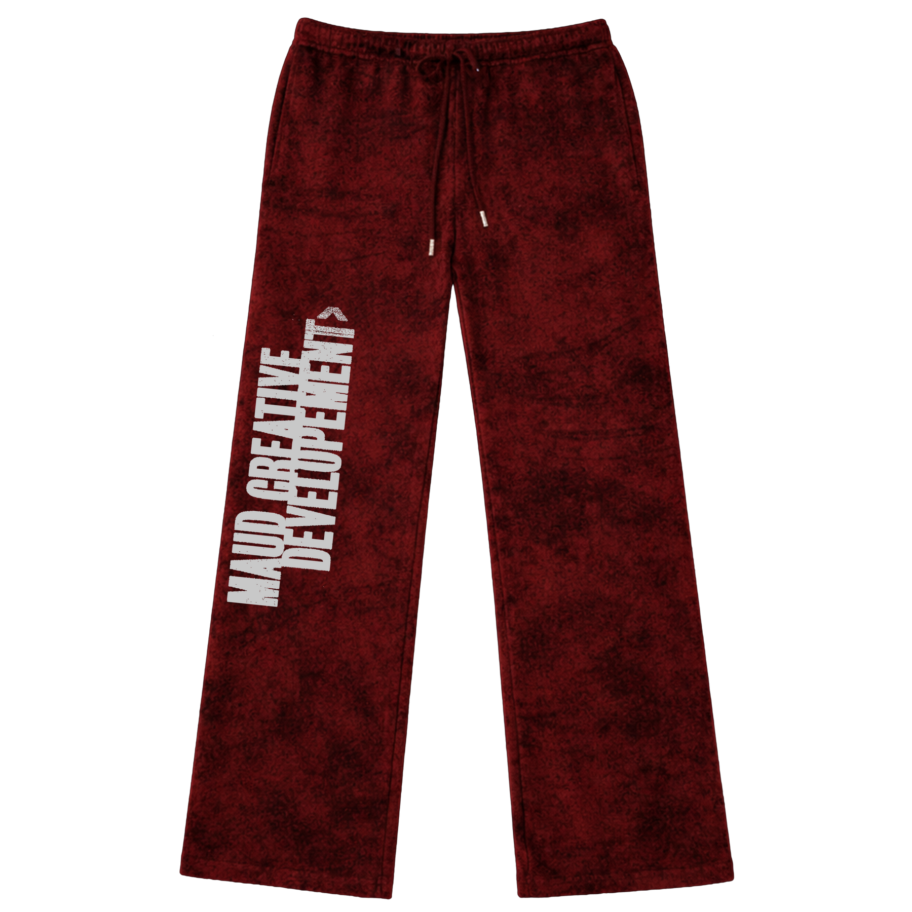 NOISEY TEXTURED WIDE LEG SWEATPANTS