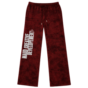 NOISEY TEXTURED WIDE LEG SWEATPANTS