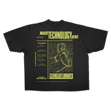 Tech News Drop Tee - Black - Front