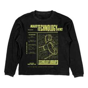 Tech News Thermal - Black - Front