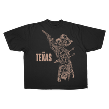 Texas Drop Tee - Black - Front