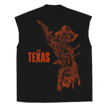Texas Sleeveless Tee - Black - Front