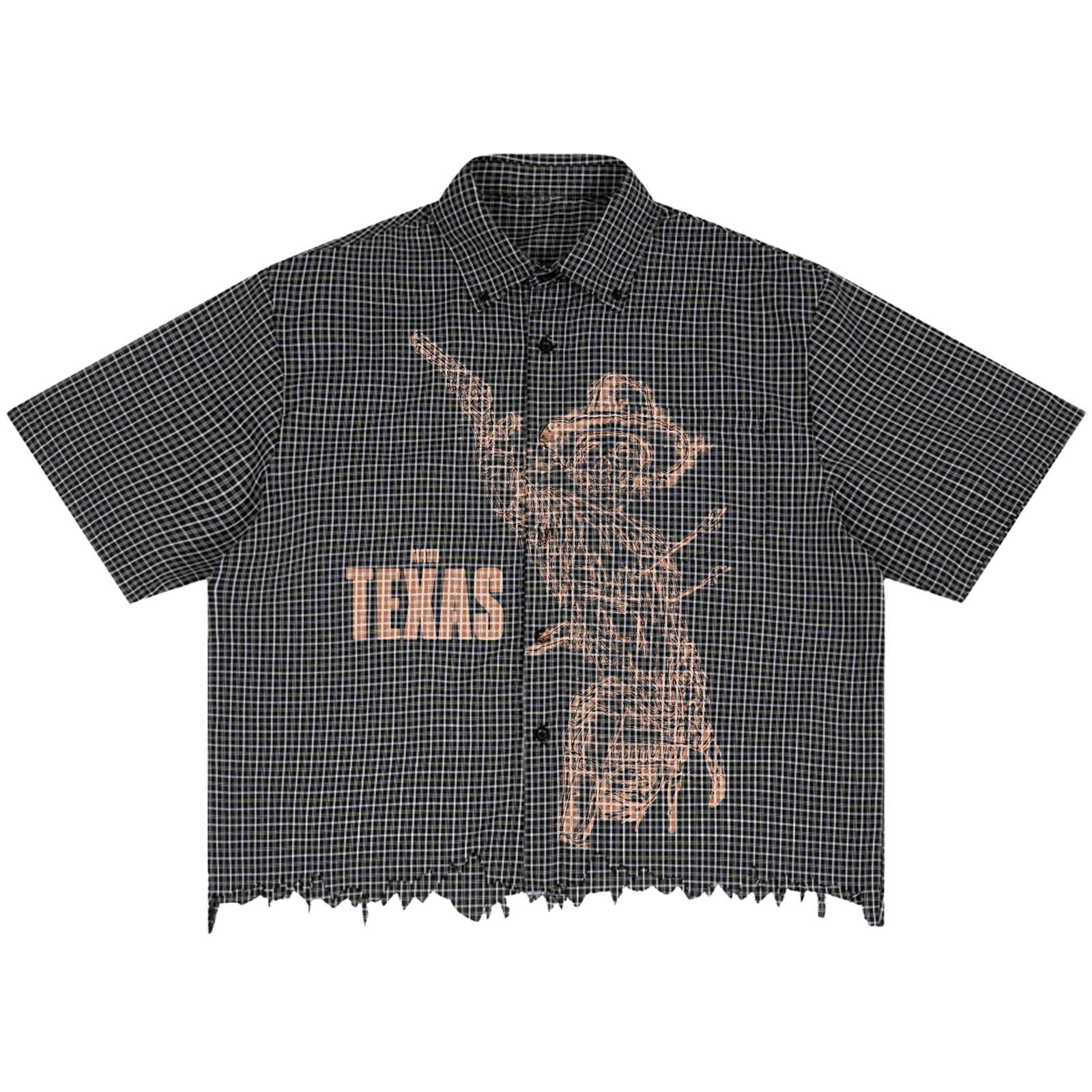 Texas Distress Button Up - Front
