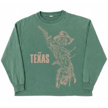 Texas L/S Tee - Green - Front