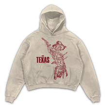 Texas Hoodie - Sand - Front