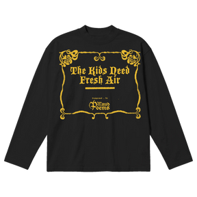 The End Baggy L/S Tee - Black - Front
