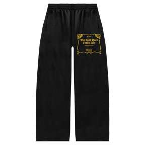 The End Baggy Sweatpants - Black - Front