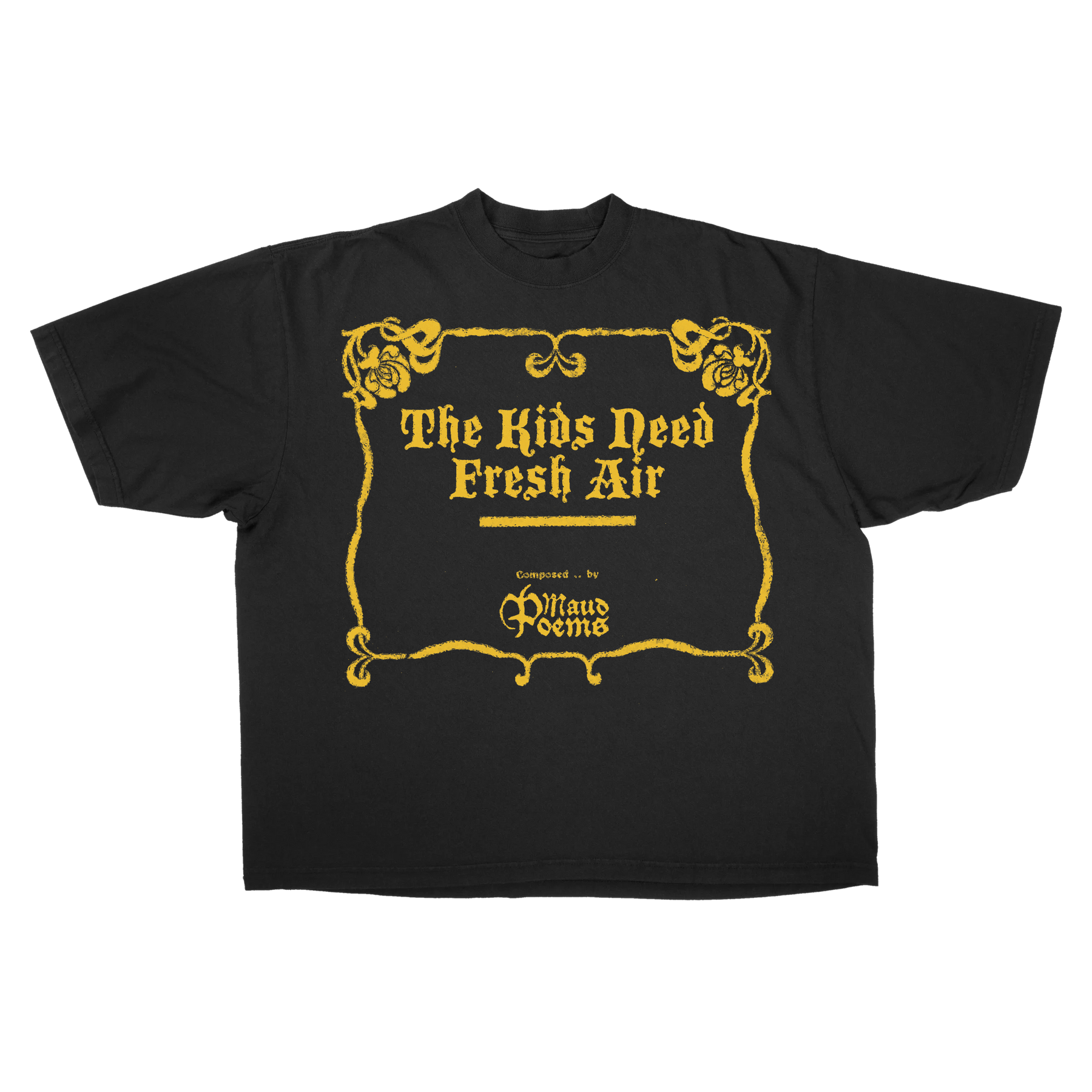 The End Drop Tee - Black - Front