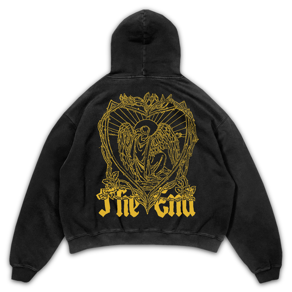 The End Hoodie - Black - Back