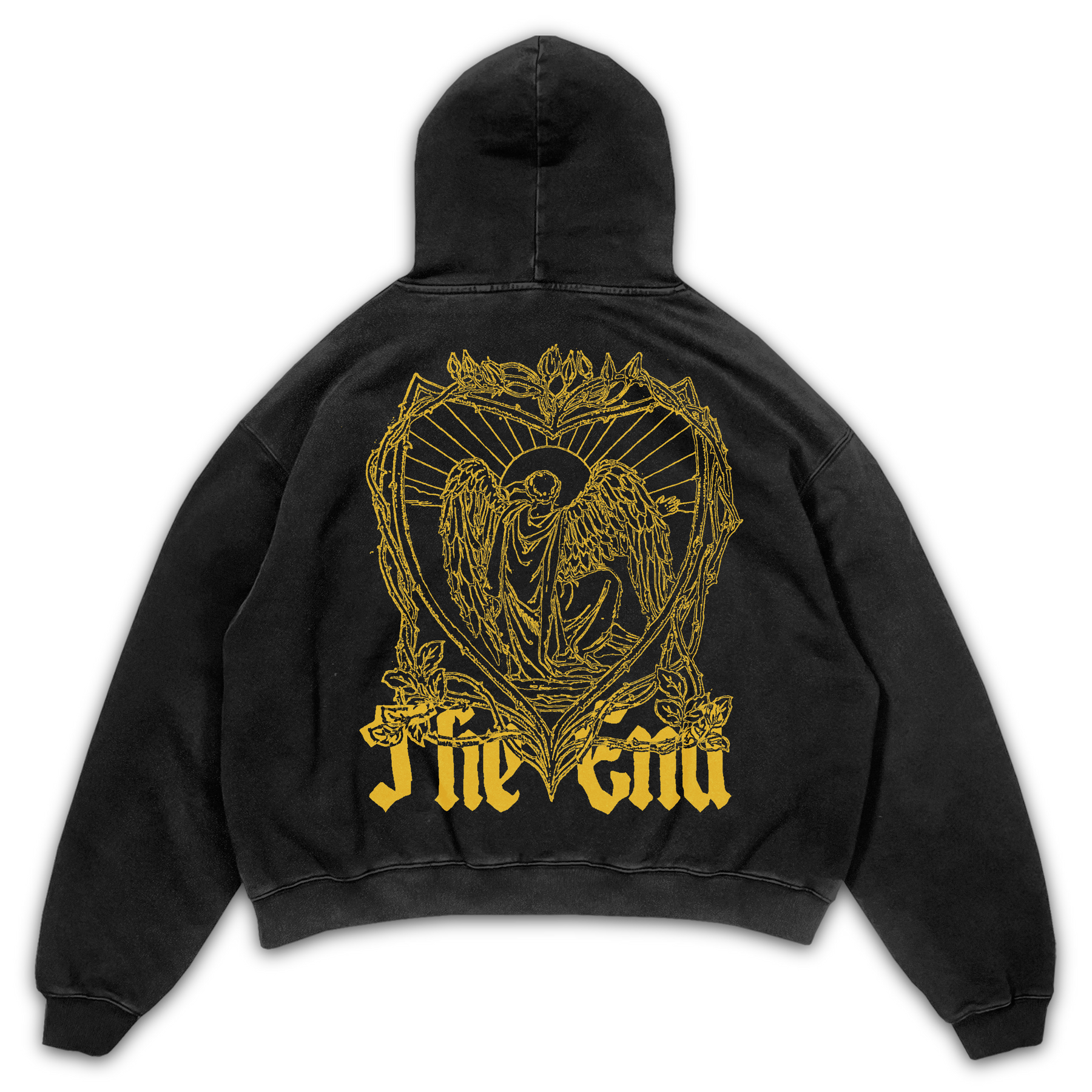 The End Hoodie - Black - Back