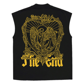 The End Sleeveless Tee - Black - Back