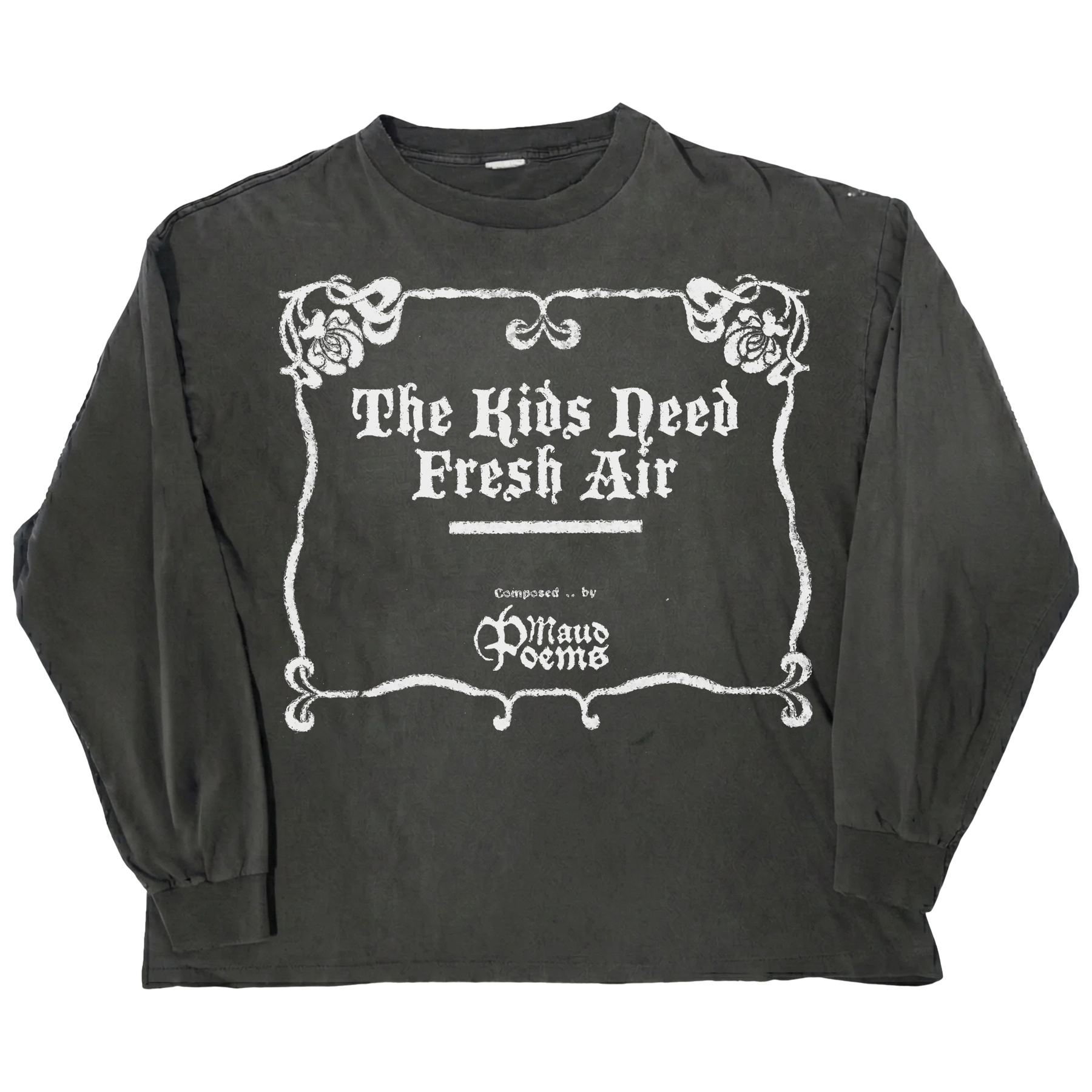 The End L/S Tee - Black - Front