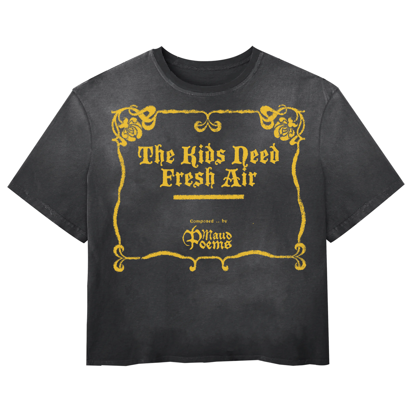 The End Tee - Black - Front