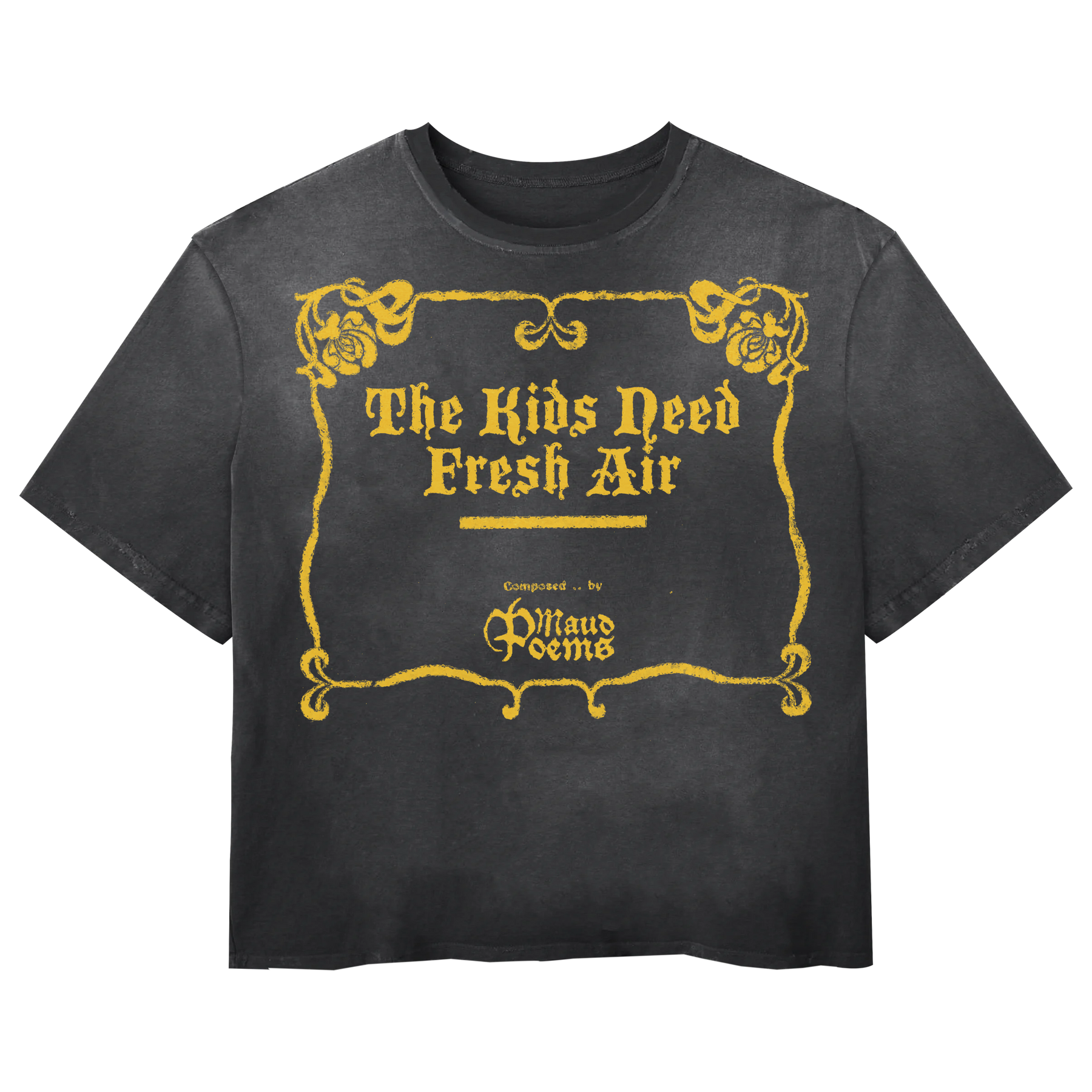 The End Tee - Black - Front