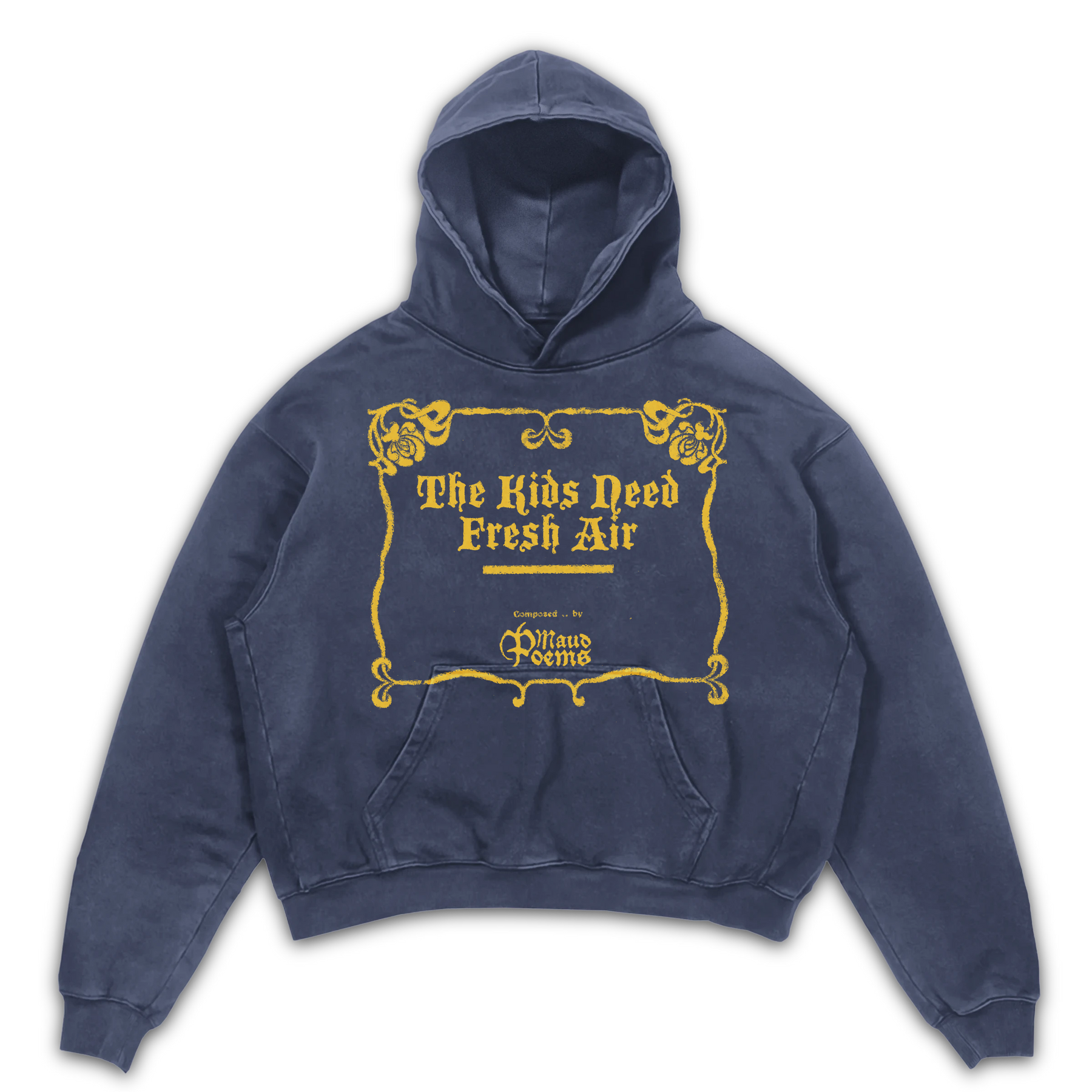 The End Hoodie - Blue - Front
