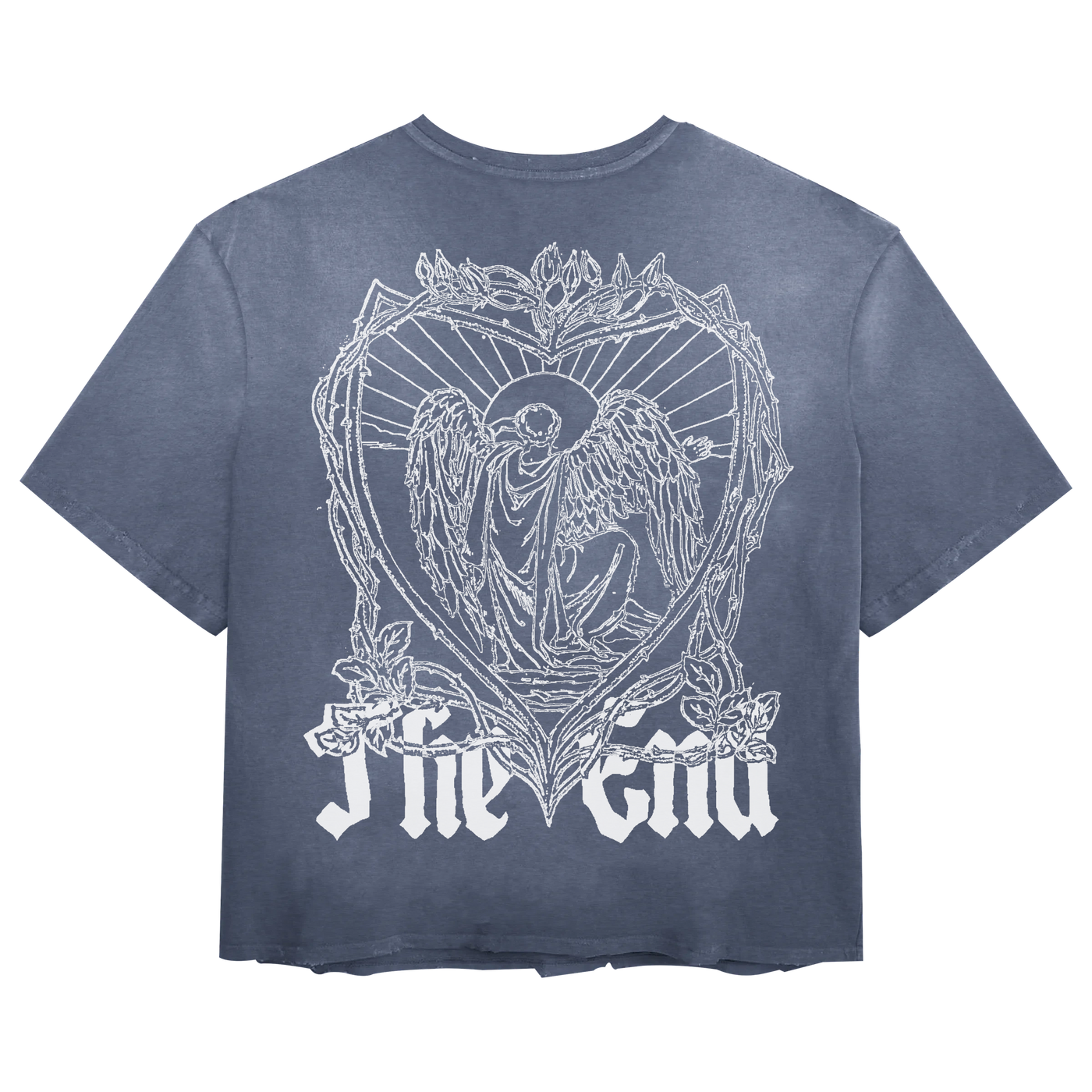 The End Tee - Blue - Back