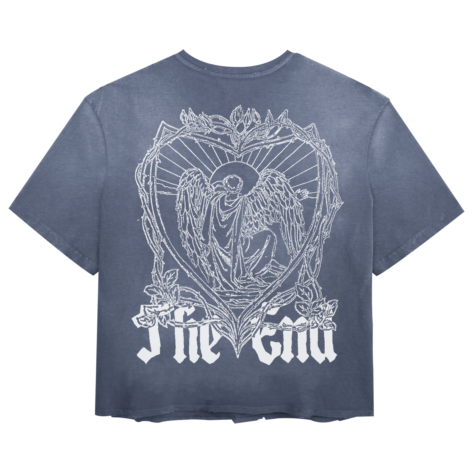The End Tee - Blue - Back