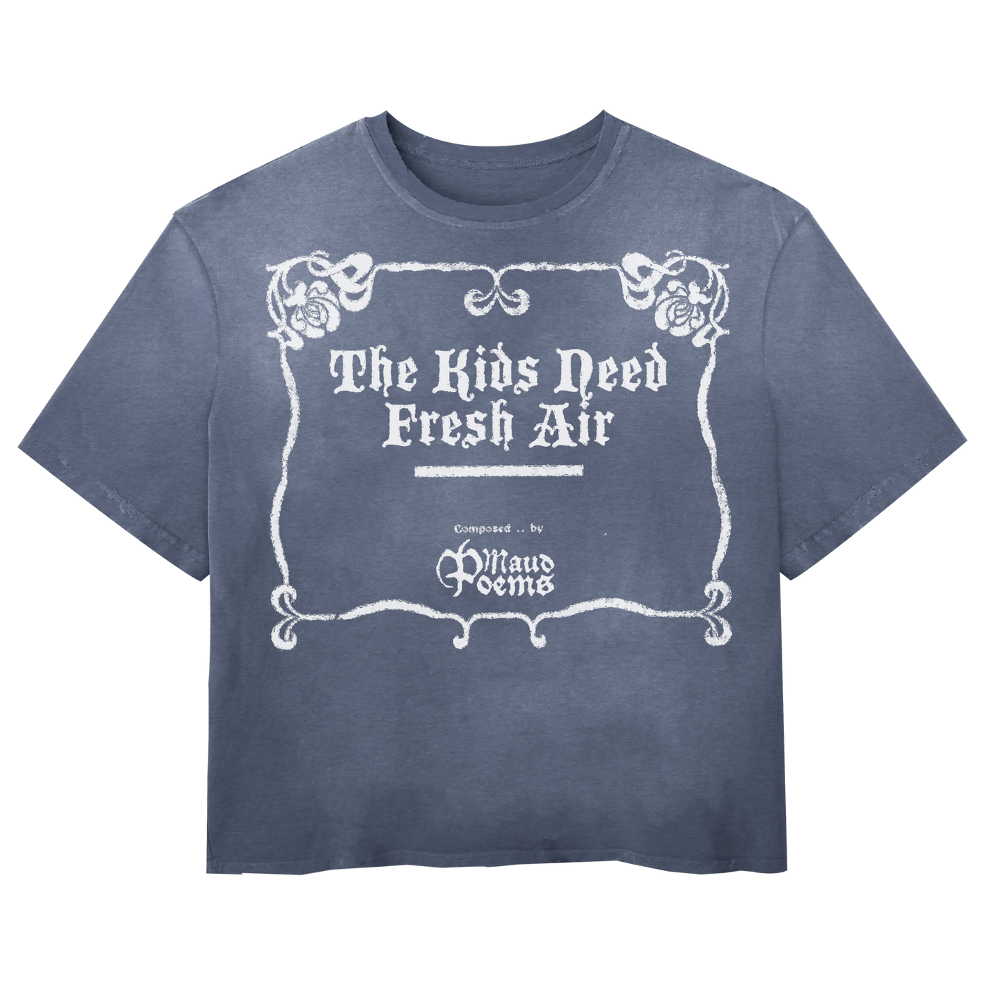 The End Tee - Blue - Front