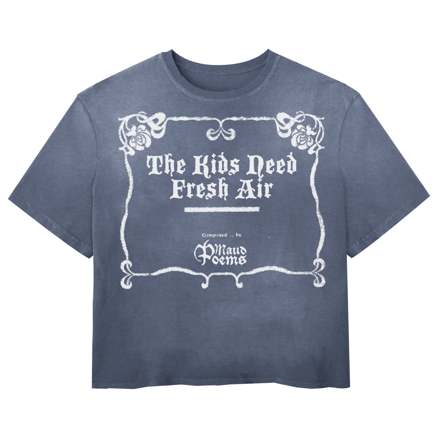 The End Tee - Blue - Front