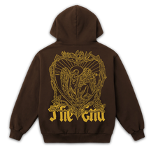 The End Zip Up - Brown - Back