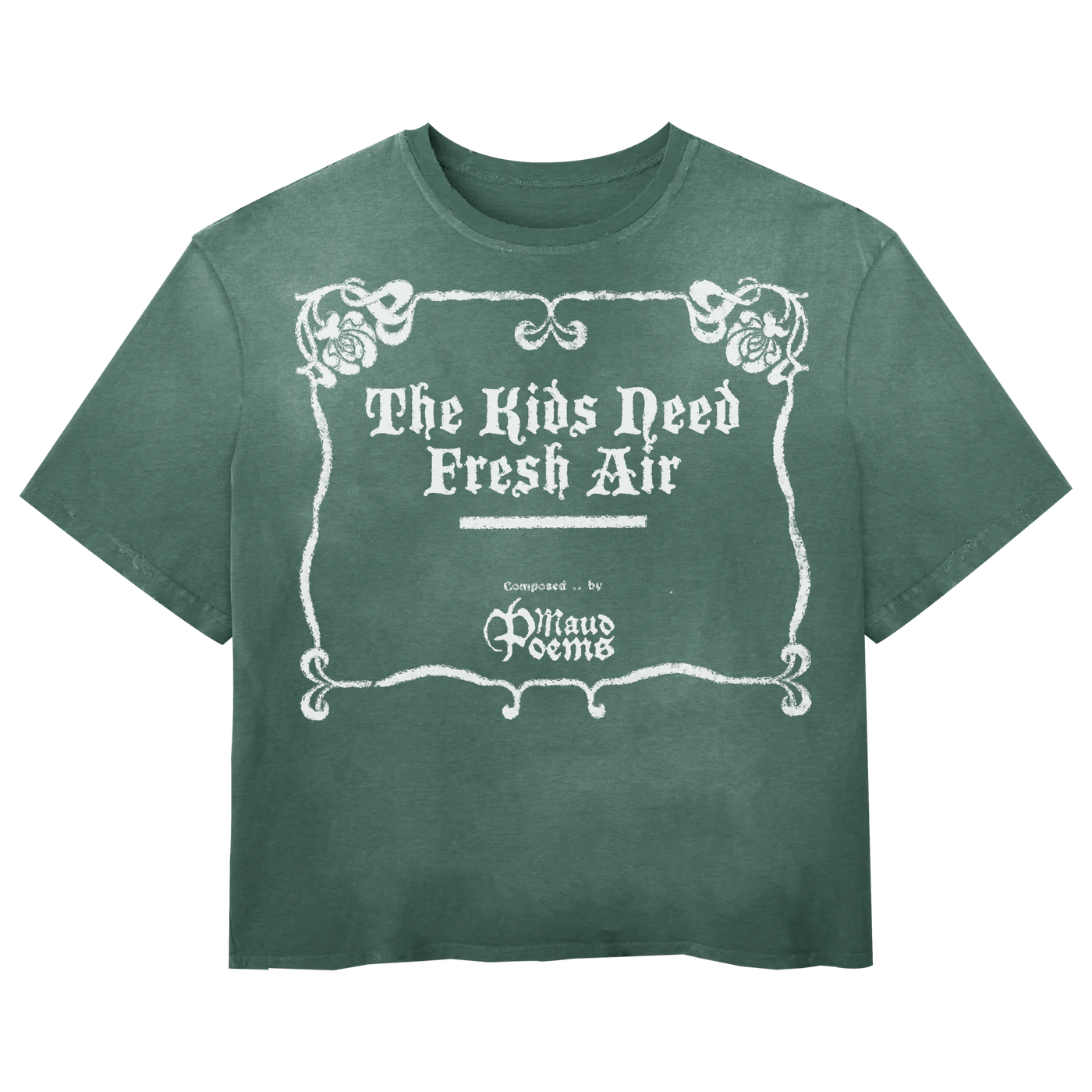 The End Tee - Green - Front