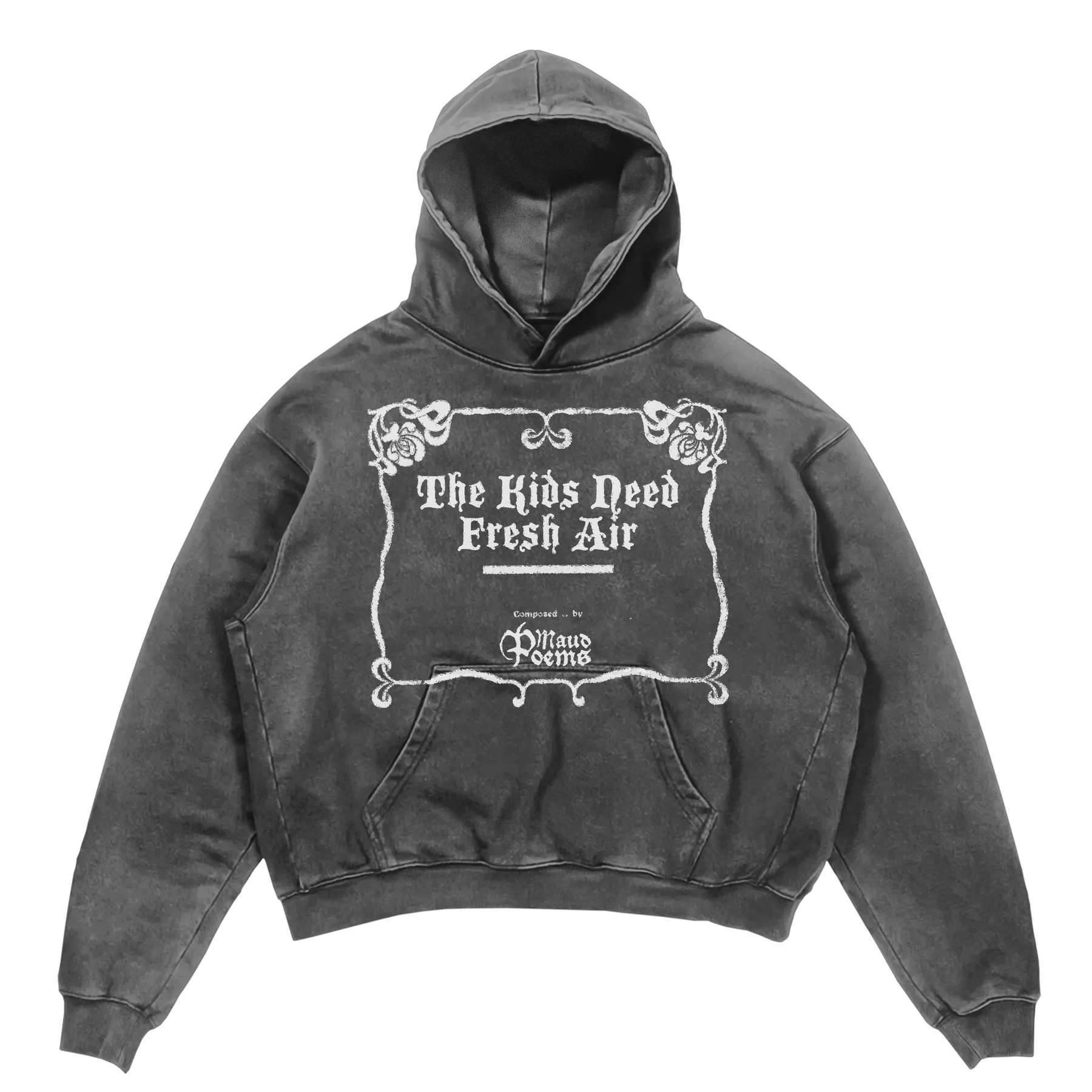 The End Hoodie - Grey - Front