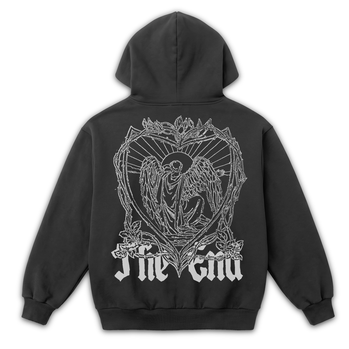 The End Zip Up - Grey - Back