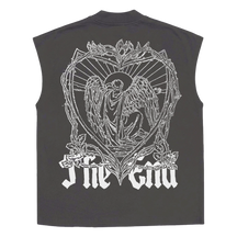 The End Sleeveless Tee - Grey - Back