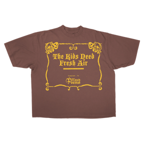 The End Drop Tee - Mocha - Front