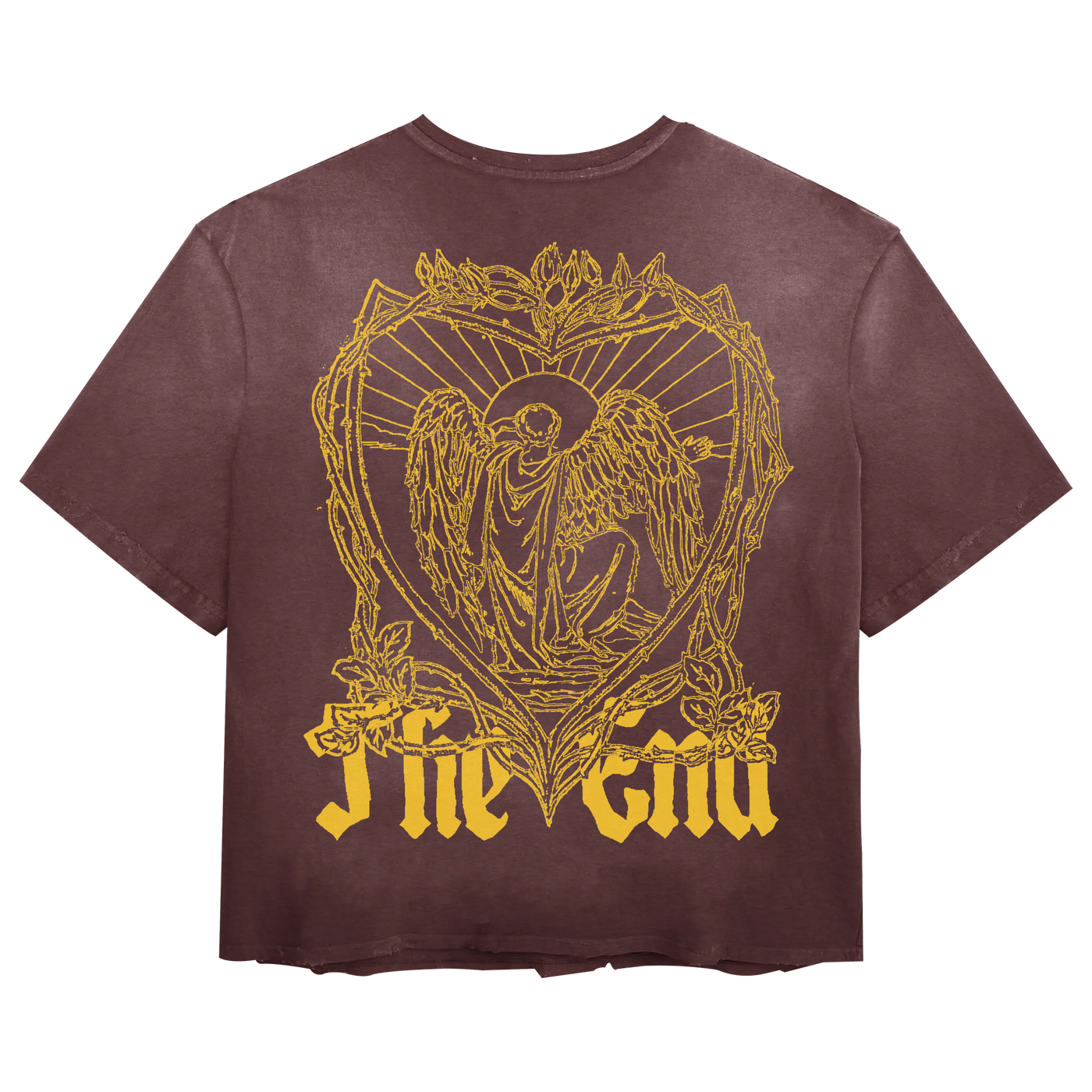 The End Tee - Red - Back