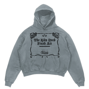 The End Hoodie - Sage - Front