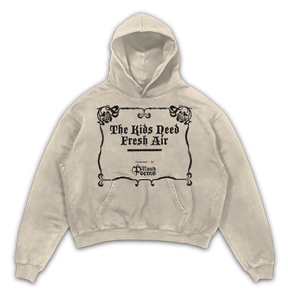 The End Hoodie - Sand - Front