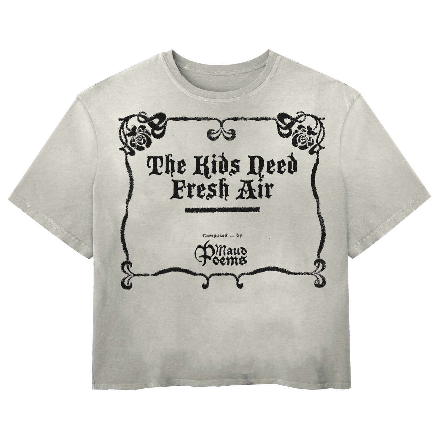 The End Tee - White - Front