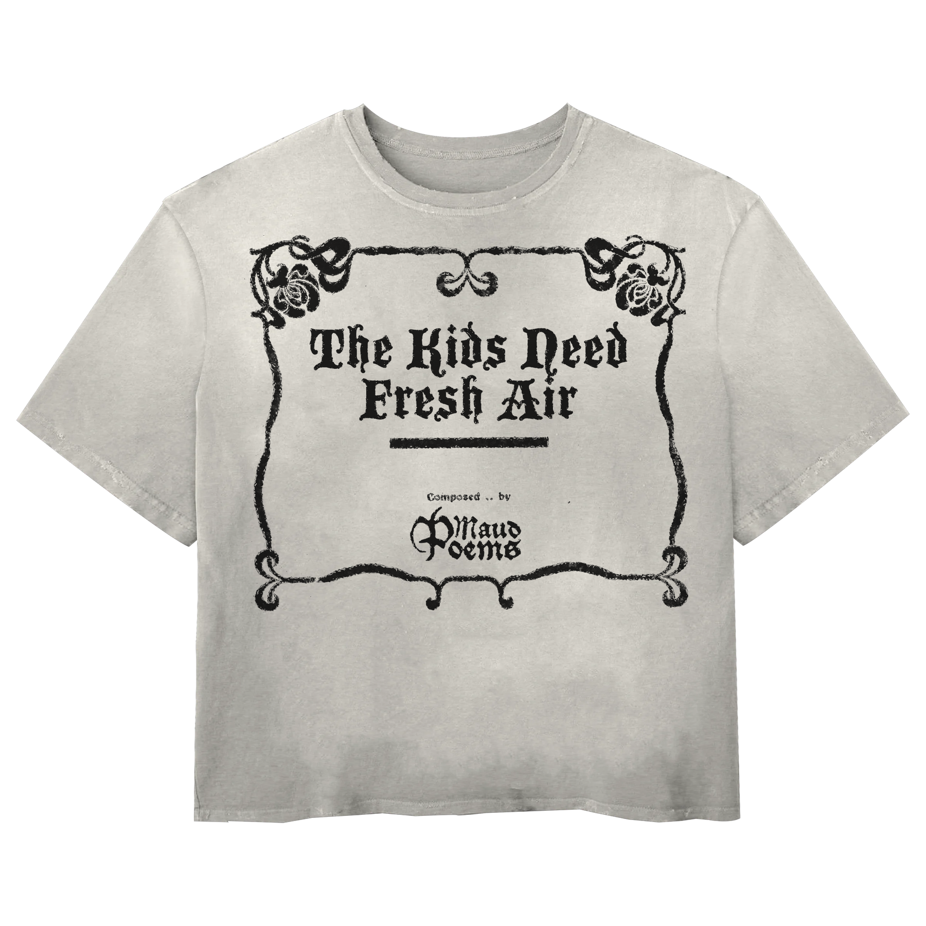 The End Tee - White - Front