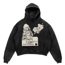 Valentine Hoodie - Black - Front