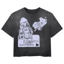 Valentine Tee - Black - Front