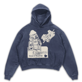 Valentine Hoodie - Blue - Front