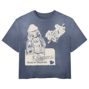 Valentine Tee - Blue - Front