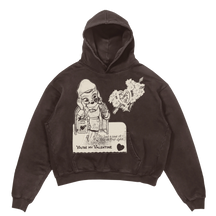 Valentine Hoodie - Brown - Front