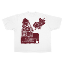 Valentine Drop Tee - White - Front