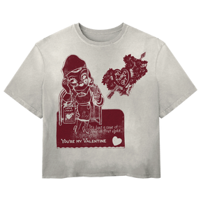 Valentine Tee - White - Front