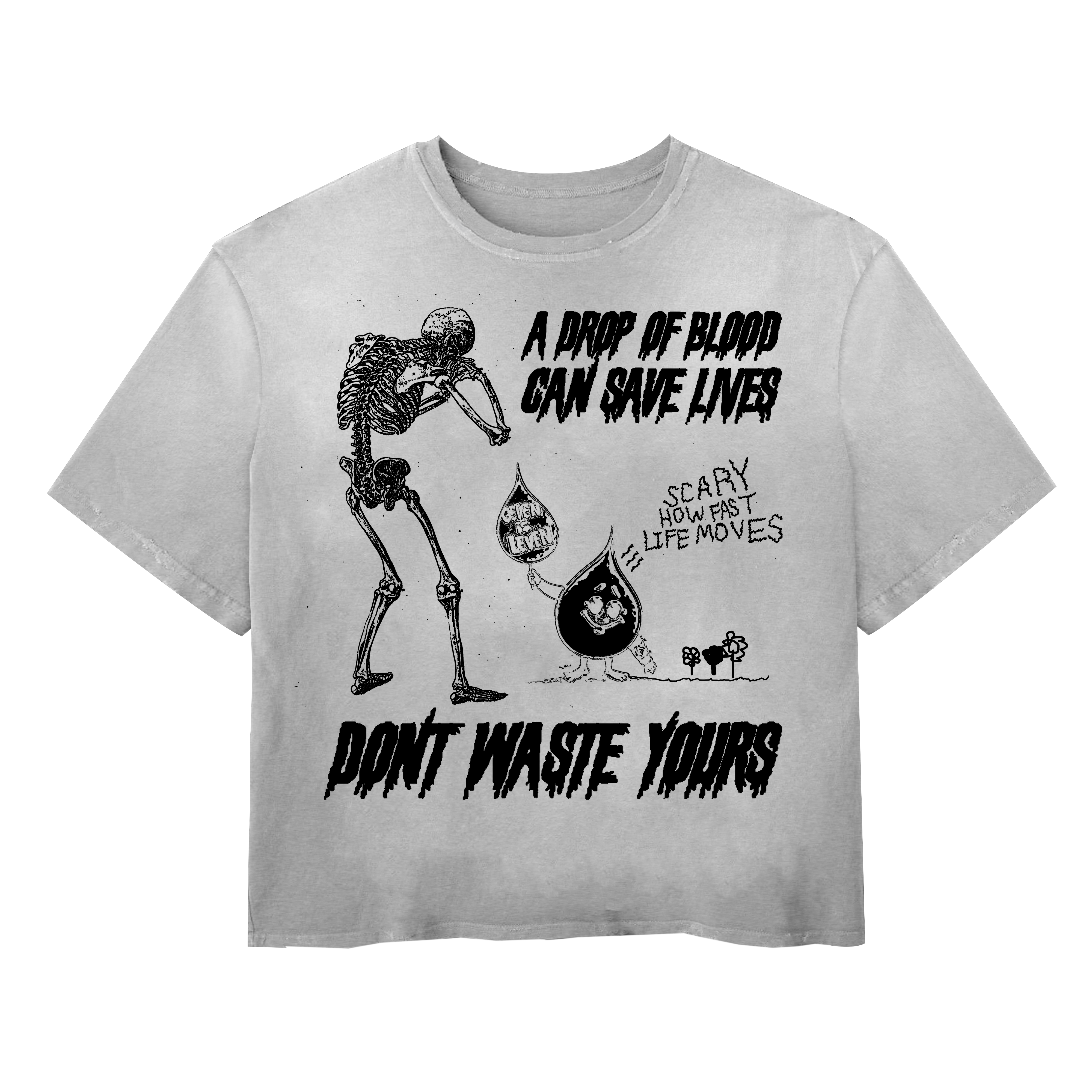 WASTE WASHED TEE