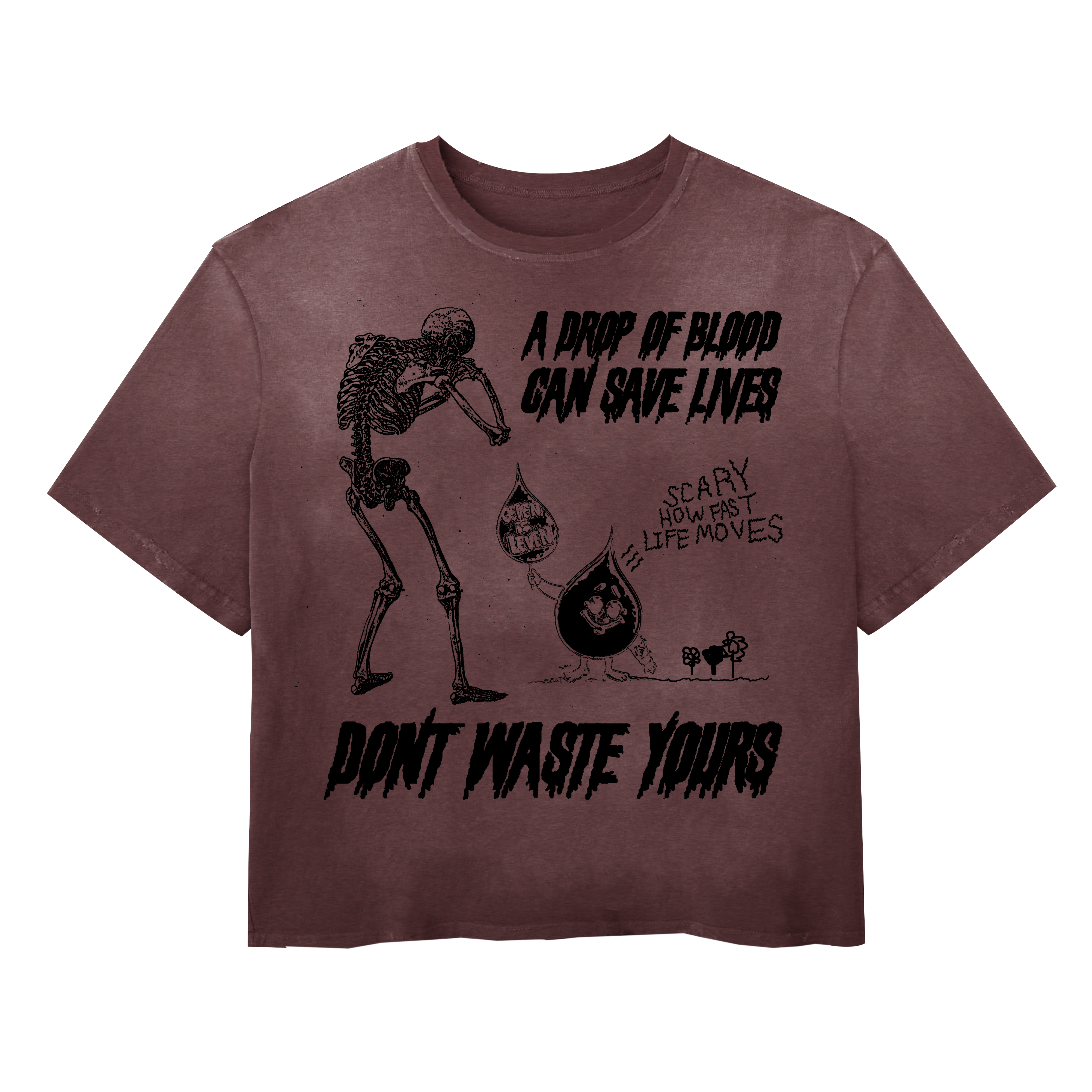 WASTE WASHED TEE